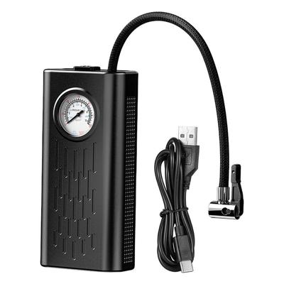 Air Pump For Car Tires Cordless Ball Pump With Pointer Pressure Gauge Portable Tire Pump Air Pump For Car Motorcycle Ball Truck