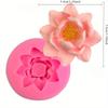 Silikonform Lotusformet form Håndlaget såpegips Dekorative blomsterdekorasjonsformer