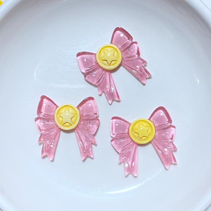 10Pcs New Resin Lovely Cartoon Magic Stick Flat Back Cabochon Scrapbook DIY Embellishments Accessories