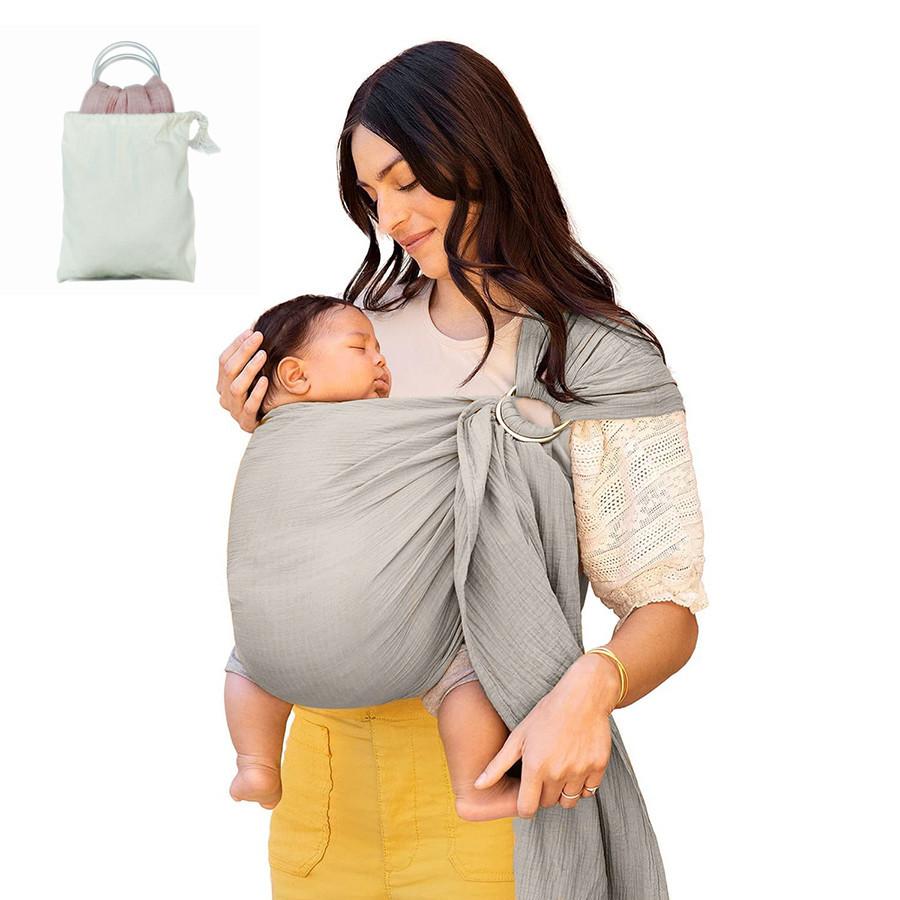 Šátek pro miminka, měkký a nastavitelný pro novorozence s hmotností mezi 3,6 a 13,6 kg