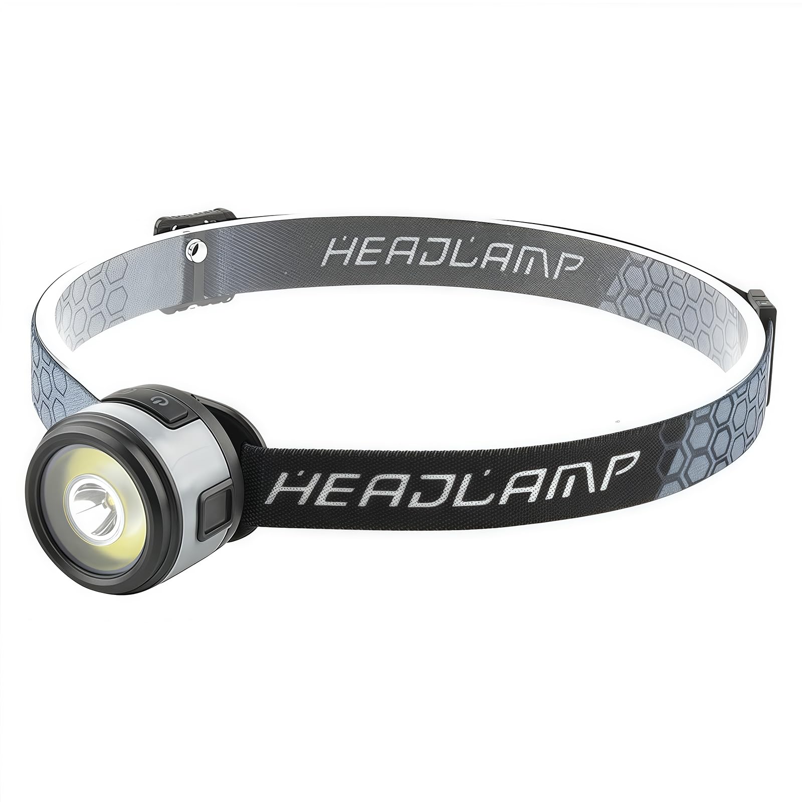 

chfeng USB Rechargeable Headlamp with High White Red SOS Waterproof and Adjustable Compact and Ideal for Night Outdoor and Power Outages Brightness, & чёрный