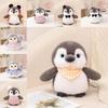 Penguin Plush Toy With Bowtie For Kids Cute Animal Stuffed Doll Gift For Children