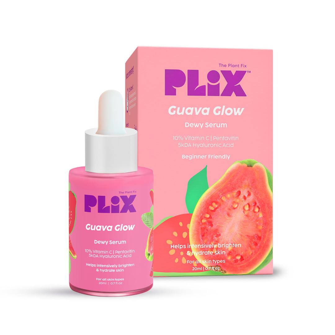 

PLIX The Plant Fix 10% Vitamin C Face Serum 20 ml Single Pack For Bright Look Even Tone Lightweight Care Daily