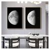 Phase Change On Canvas Painting Astronomy Satellite Home Decor Bedroom Decoration  Abstract Moon Poster Prints Moon
