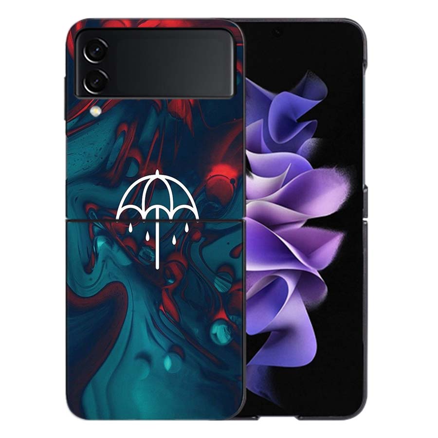 

Bring Me The Horizons Phone Case For Samsung Z Flip 6 7 5G Galaxy Z Flip 5 4 3 5G Cases Shockproof Hard Cover TPU Galaxy Z Flip 5 5G