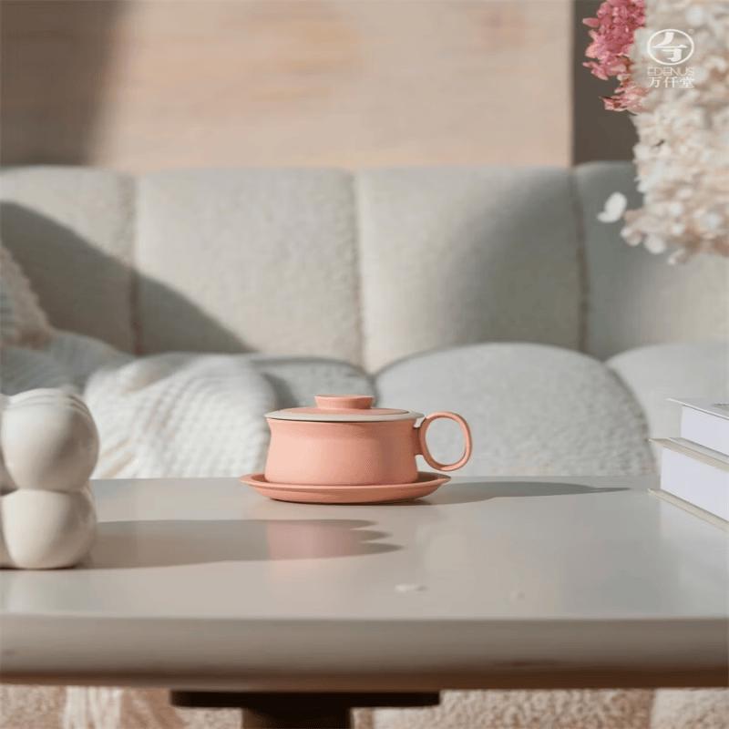 Edenus Wanshui Qianshan Ceramic Cup with Tray
