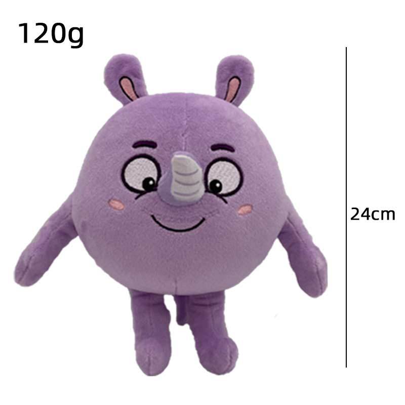 Baby Zoo Kids Songs Plushie Toy Cartoon Hedgehog Koala Rhino Cat Stuffed Animal Soft Doll Educational Gift for Children Birthday