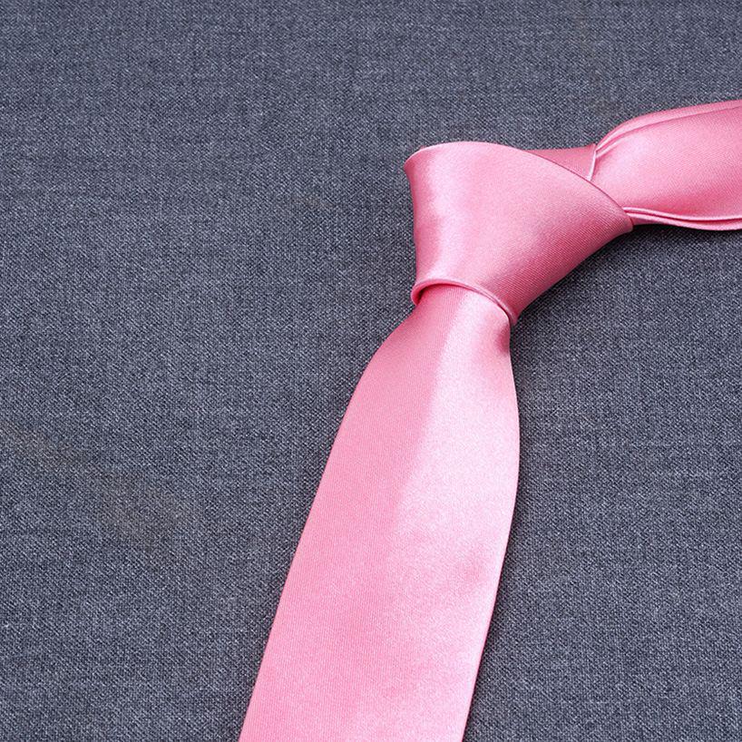 

8cm Solid Color Polyester Silk Men s Tie, Multiple Colors Available for Business or Casual Wear