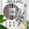 Universal Anti-Theft Top Door Stopper Stainless Steel Door Lock Anti-Theft Top Door Stopper Travel Hotel Lock For Any Doors