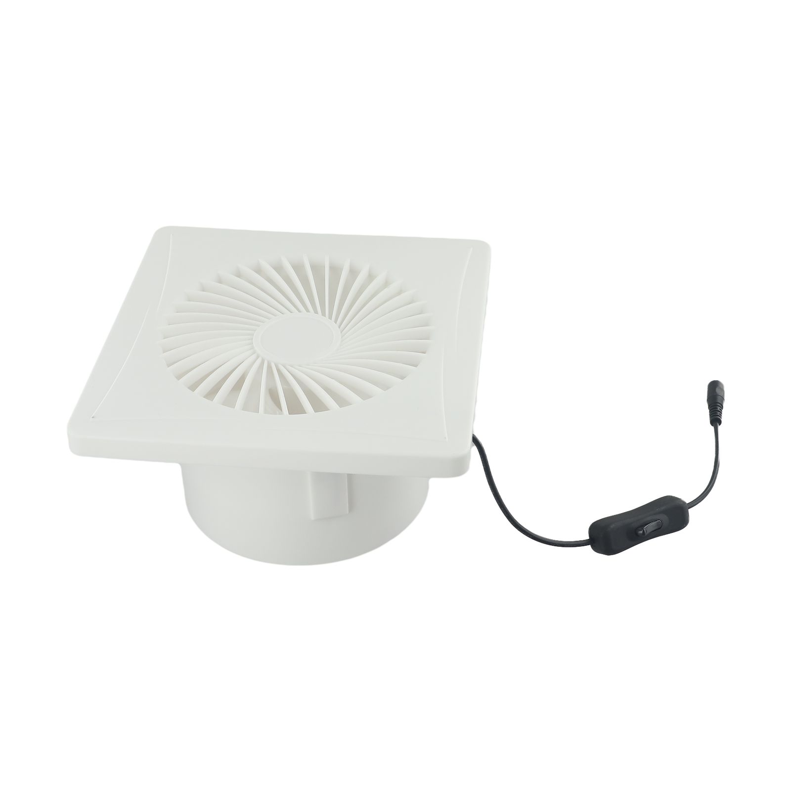 Solar 12V Air Vent For Sash Wall Fan Energy-saving Exhaust Air Blower High Speed With 240x240mm 8W Solar Panel Accessories