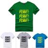Fashion The Big Bang Theory Funny "penny" Print Sweethearts O-neck T-shirts Premium Quality