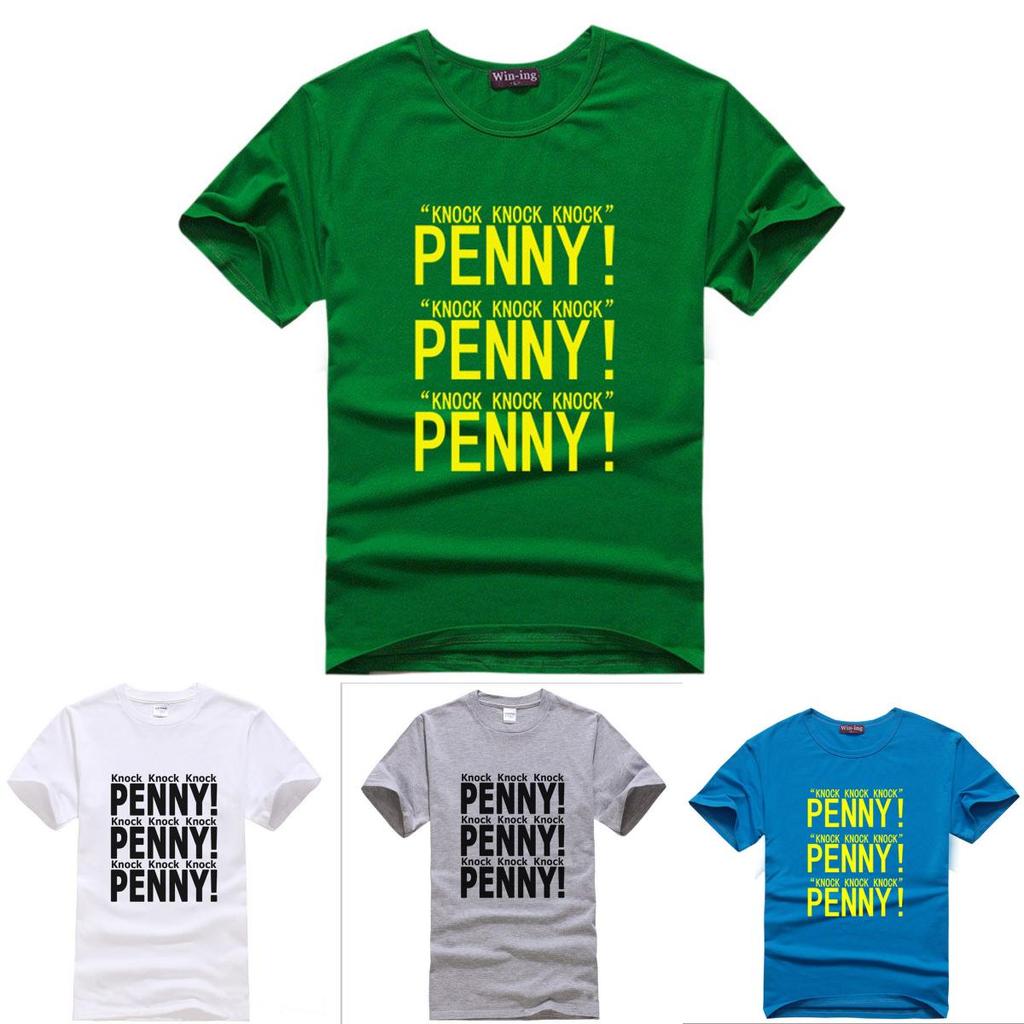 Fashion The Big Bang Theory Funny "penny" Print Sweethearts O-neck T-shirts Premium Quality