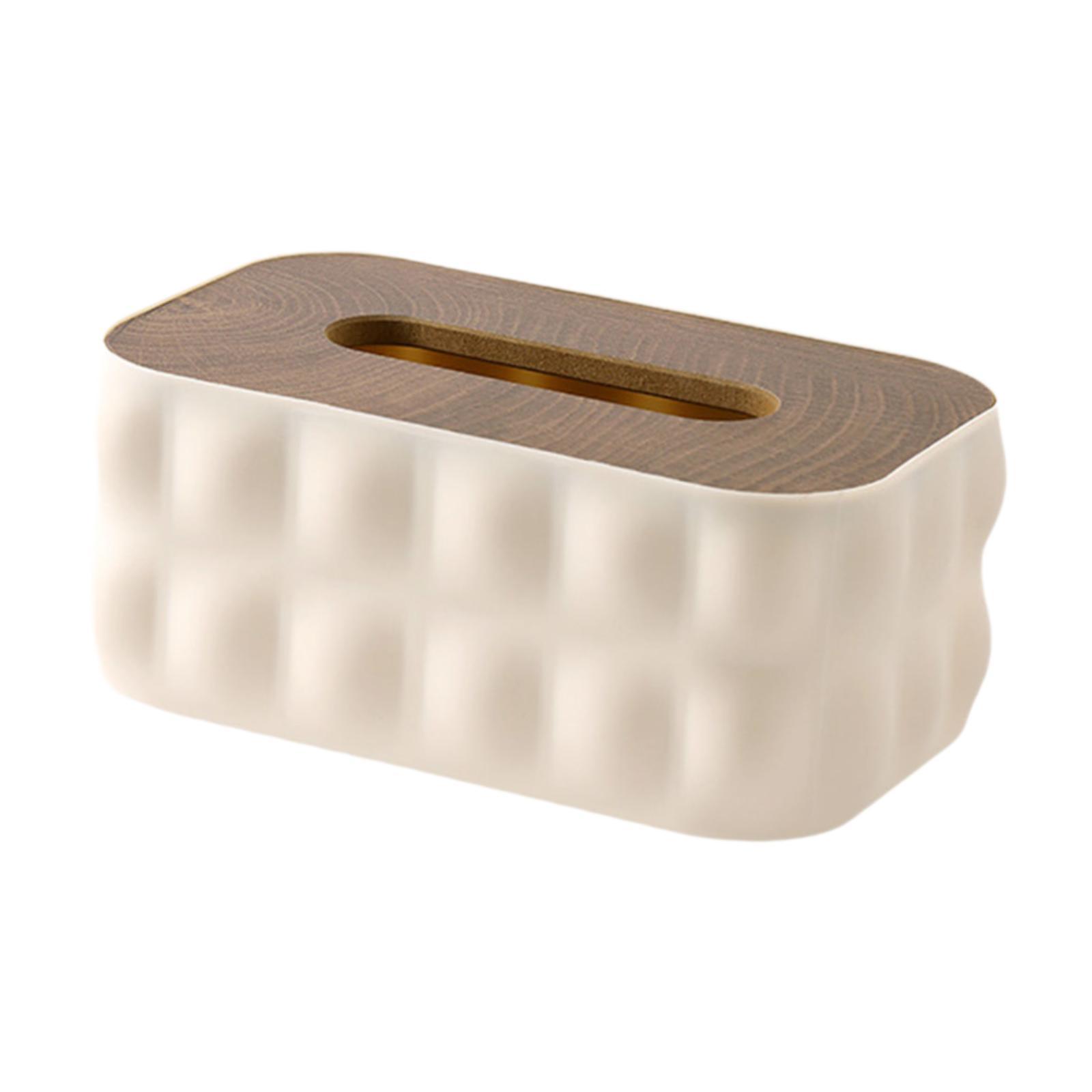 Tissue Box, Modern Napkin Holder Case, Rectangular Organizer for Bedroom, Car, Home, Bedside