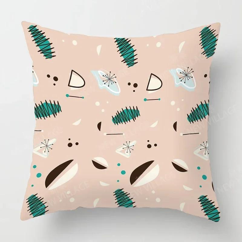 Nordic Fall Home Decor Autumn Throw Pillow Case Sofa Cushion Cover Modern