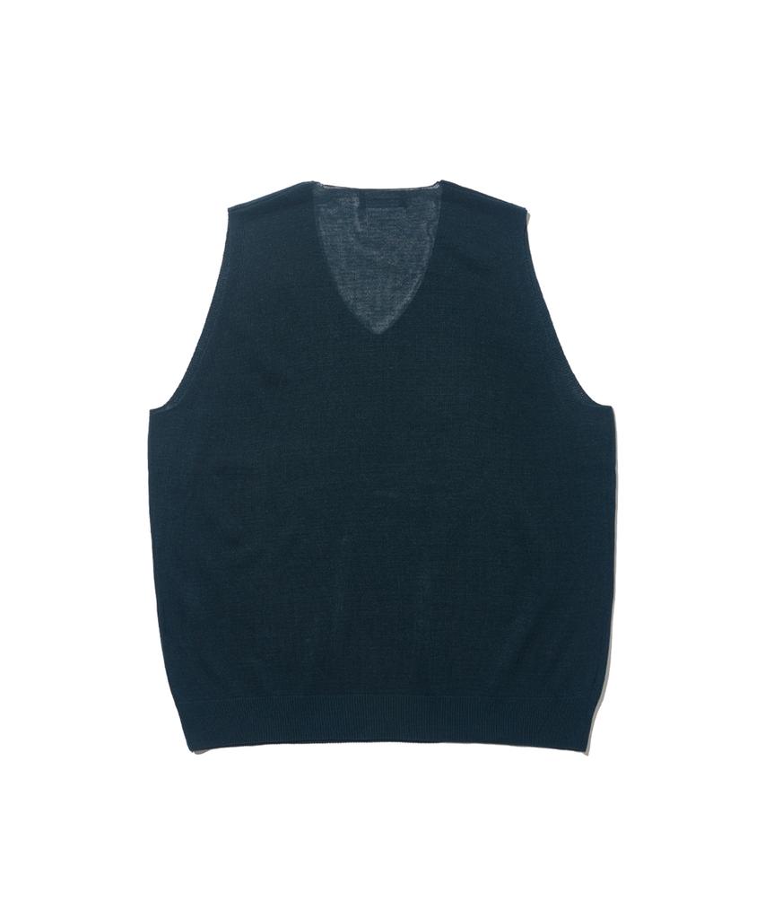 Otherfits Linen Summer Vest (Blue-Green)
