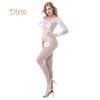 Acadele Femei Hot Sexy See-through Crotchless Off Umeri Neted Bodystocking Lenjerie de noapte