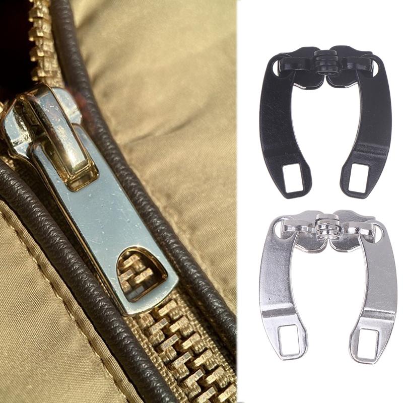 5 par 8# główka zamka z otworem na kłódkę do ubrań DIY, walizki, plecaka, ściągacz do zamka, zestaw naprawczy, materiał do szycia DIY