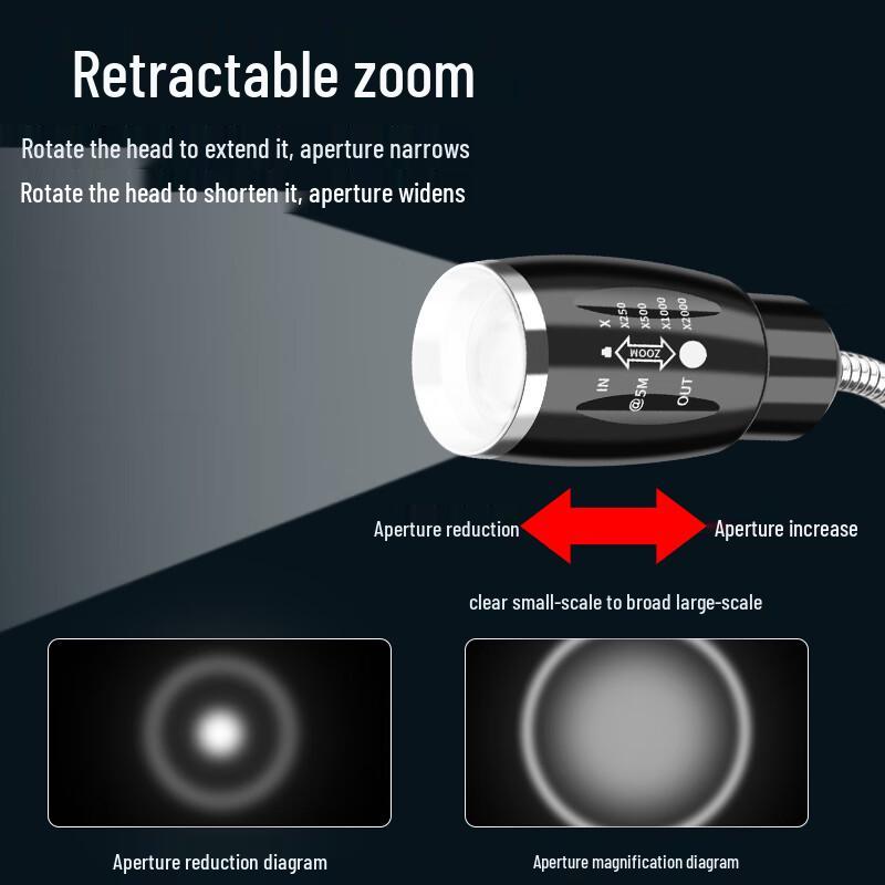 JZDASI Rechargeable Magnetic Flexible Work Light