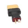 XT90 auf T Adapter Langlebiger Gummi Kunststoff Kupfer Breite Kompatibilität XT90 Buchse auf T Stecker Adapter