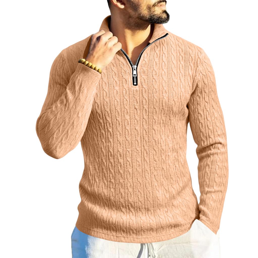 Herr Casual Halvdragkedja Långärmad Topp