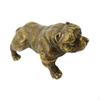 Dog Figurine Animal Brass Statue Tabletop Ornament for Cabinet Table Showcase