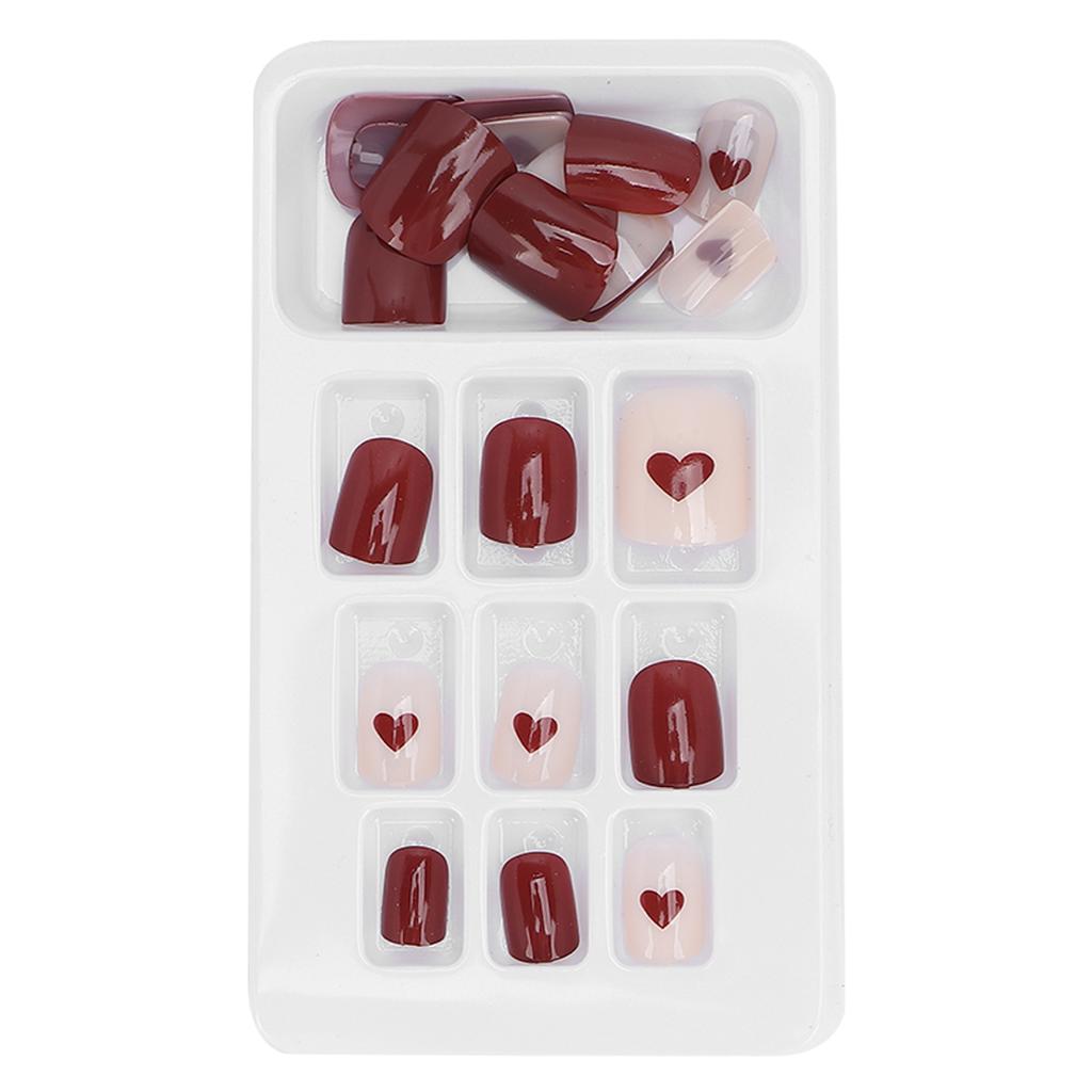 24pcs False Nails Full Cover Press On Fake Nails Tips Coffin Fake Nails for WomenP132