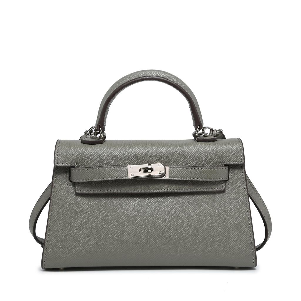 Geantă Hot de Generația a Doua Fără Puf din Piele Naturală Reală Geantă Mini de Mână de Modă High-End pentru Femei Geantă Tote Texturată