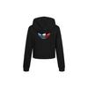 Adidas Originals Trefoil Sport Casual Hooded Pullover Knit Striped Sweatshirt Women Sweatshirt Black GN2853