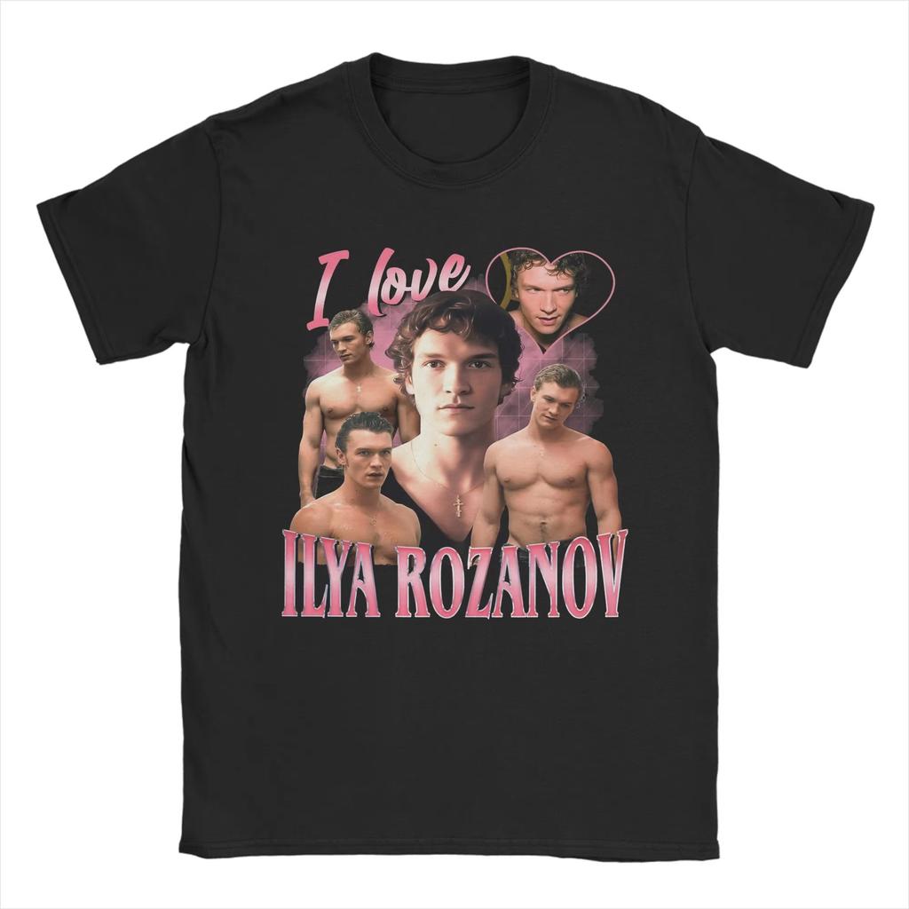 Heated Rivalry Ilya Rozanov But Daddy I Love Him T Shirt Unisexs Pure Cotton Fashion TShirt Crew Neck Tees Short Sleeve Clothing