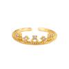 925 Sterling Silver Jewelry Luxury Crystal Crown Finger Rings for Women Wedding Party Jewelry For Girls Friend Gift
