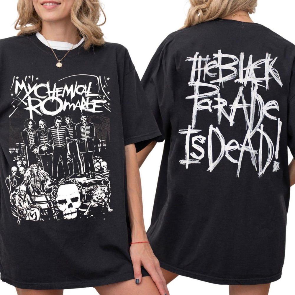 My Chemical RoUnisexce Shirt The Black Parade Is Dead Emo Punk Quote Tee MCR Concert Shirt MCR Inspired Shirt Mcr Merch Mcr Gifts S