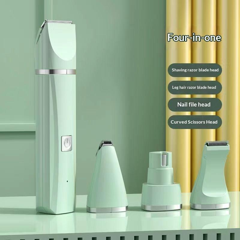 4 In 1 Cordless Electric Pet Grooming Tool IPX5 Waterproof Dog Cat Hair Shaver Trimmer Grooming Set A1