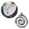 Stainless Steel Whirlpools Charm Pendant Keychain Jewelry Making DIY Accessories