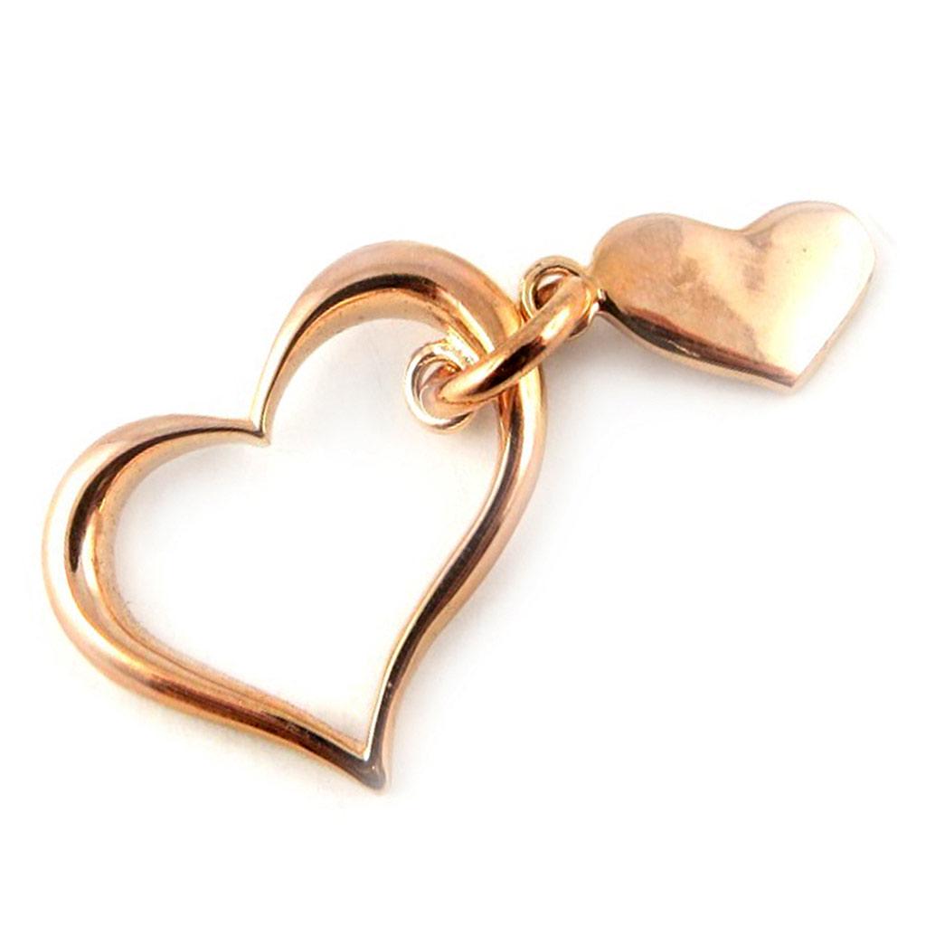 Les Trésors De Lily [D0982] - Gold 'I Love Mom' Pendant /