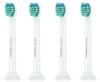 Sonicare ProResults Mini HX6024/01 Replacement Brush Heads 4-Pack Genuine Electric Toothbrush Refill Small Size White
