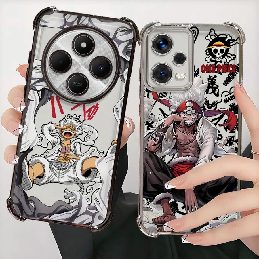 Anime Ones Pieces Clear Cover Phone Case for Xiaomi Redmi K80 Pro 13C A5 K80 5G A3X A3 14C