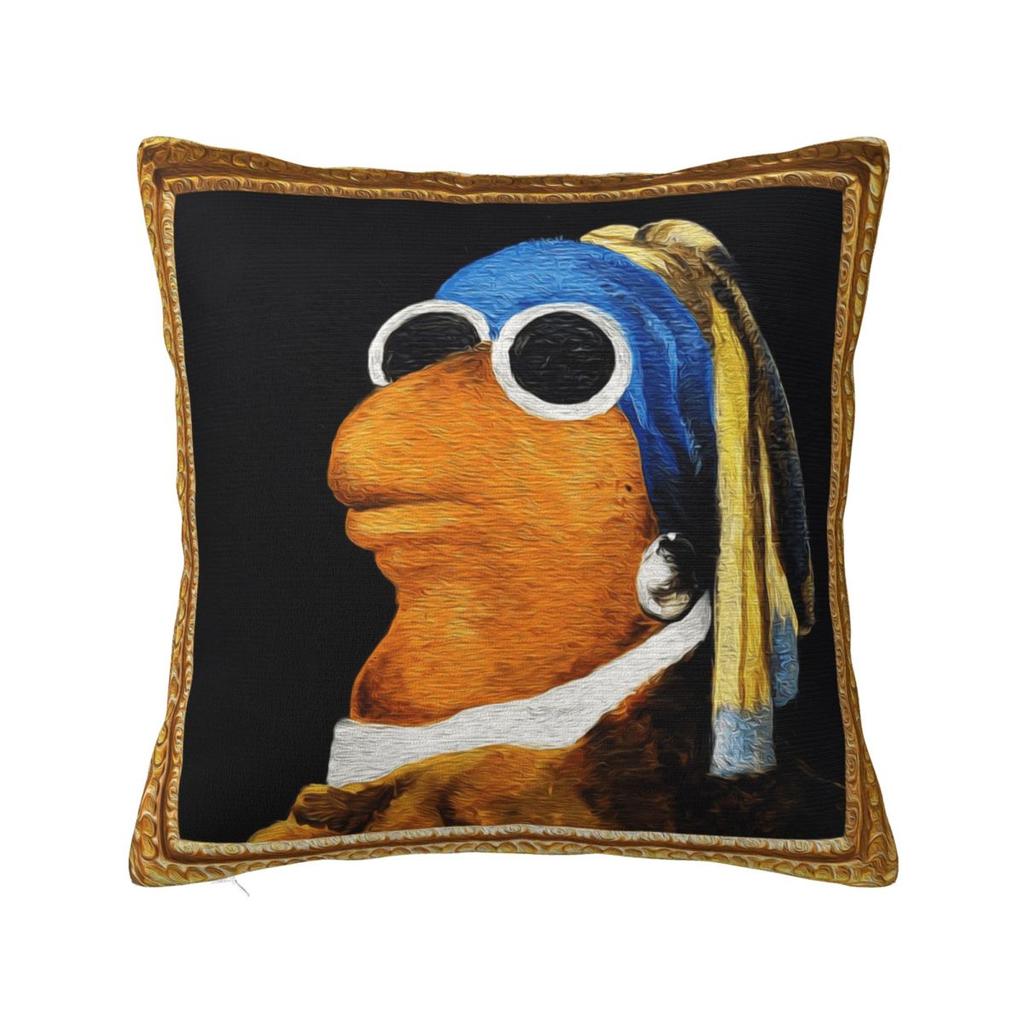 Marcus The Worm Square Pillow Case Cushion Covers Creative Zipper Decorative Throw Pillow Case Cover for Sofa 40*40cm