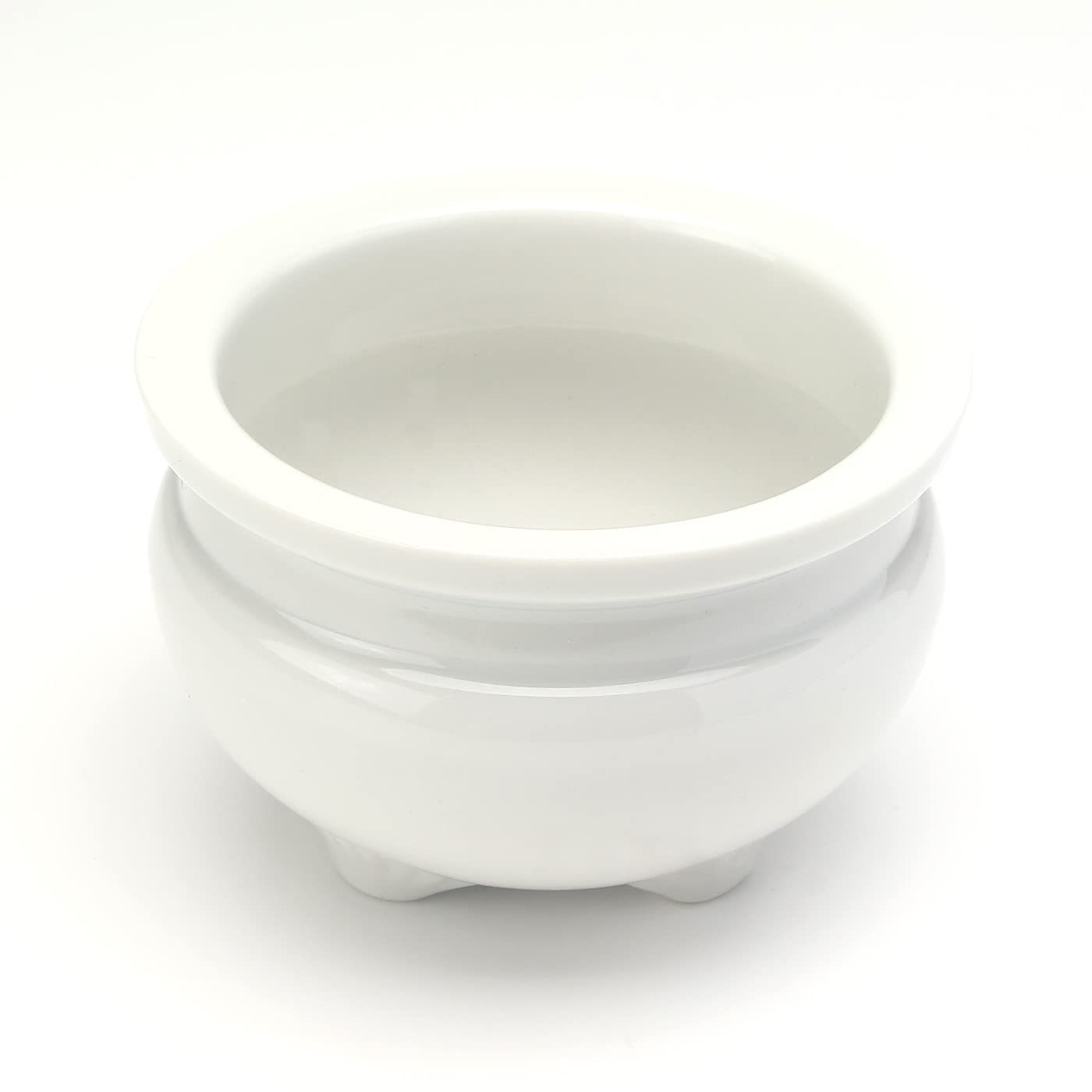 

Исэ - Миячу - Благовонная курильница 3,5 сун Белая [с печатью Миячу]