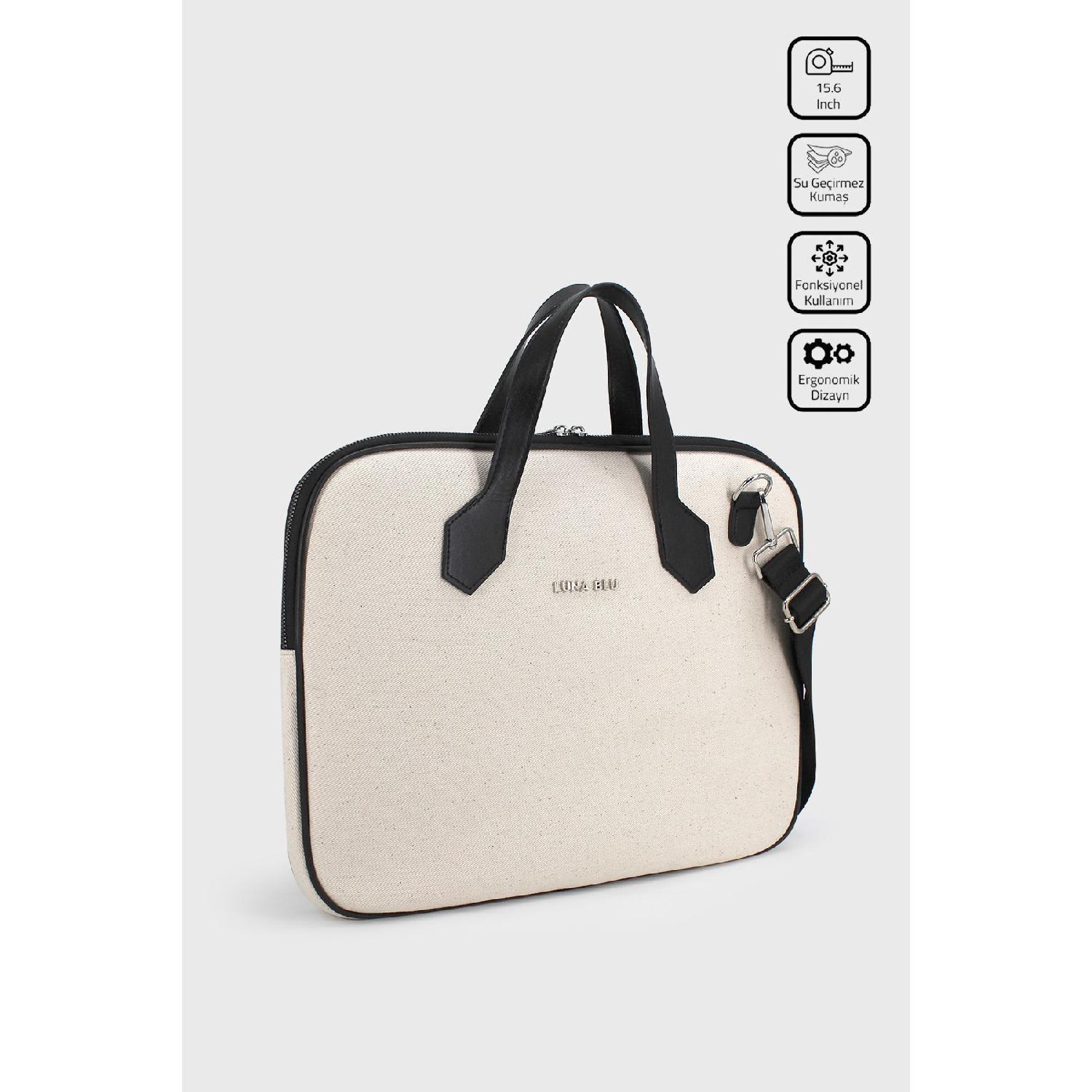 

15.6 Inch Waterproof Fabric Briefcase Computer Notebook Laptop Bag Standart коричневый