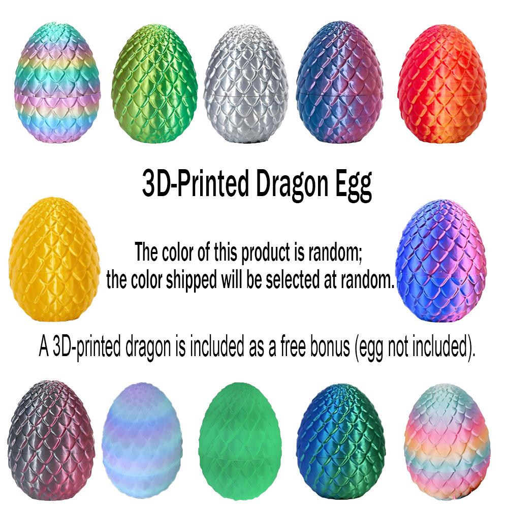 High-Standard 3D Printed Fantasy Creature High-Standard Egg High-Standard Desktop First-Class Ornament High-Standard Contains First-Class
