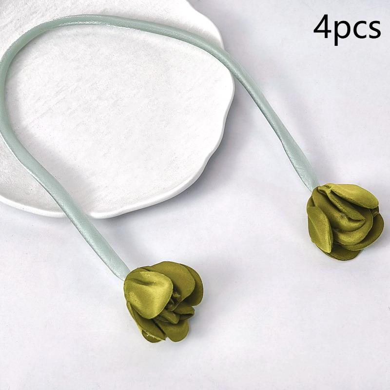 Rosen-Lange-Seil-Vorhangschmuck, Dekorative Blumenapplikation, Gehäkelte Applikation mit Paillettenstickerei, Bekleidungszubehör