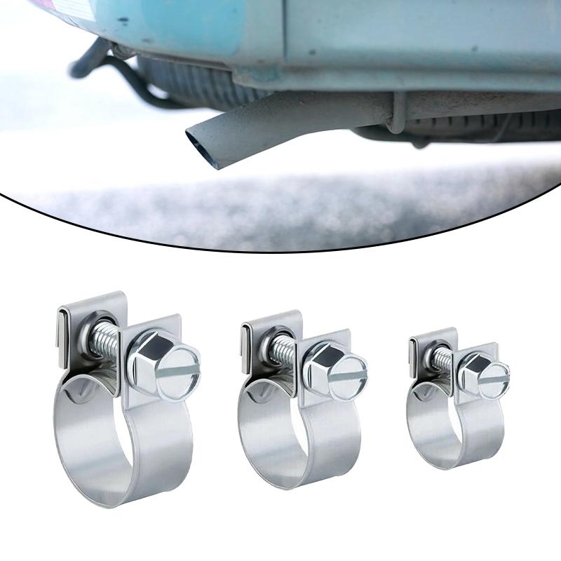 

PDTO 30 Pcs 1/4 5/16 3/8 Fuel Injection Gas Line Hose Clamps Clip Pipe Clamp