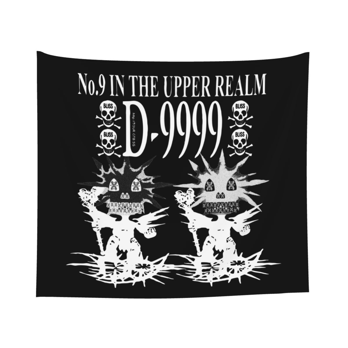 

Drain Gang No9 IN THE UPPER REALM Tapestry Colorful Fabric Wall Hanging Bladee Wall Decor Yoga Mat Witchcraft Wall Tapestry 74x94cm(29x37in)
