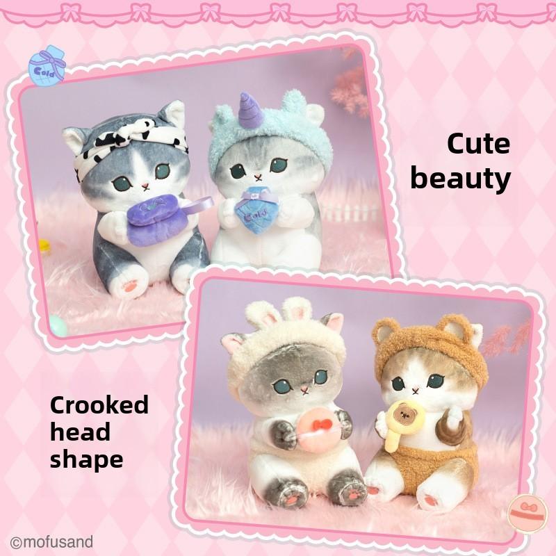 Mofusand Cat Shark Beauty Series Plush Doll Unicorn Perfume Style For Girls