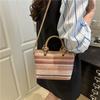Summer woven bag women's new large-capacity vacation beach bag commuter tote bag women's shoulder messenger bag