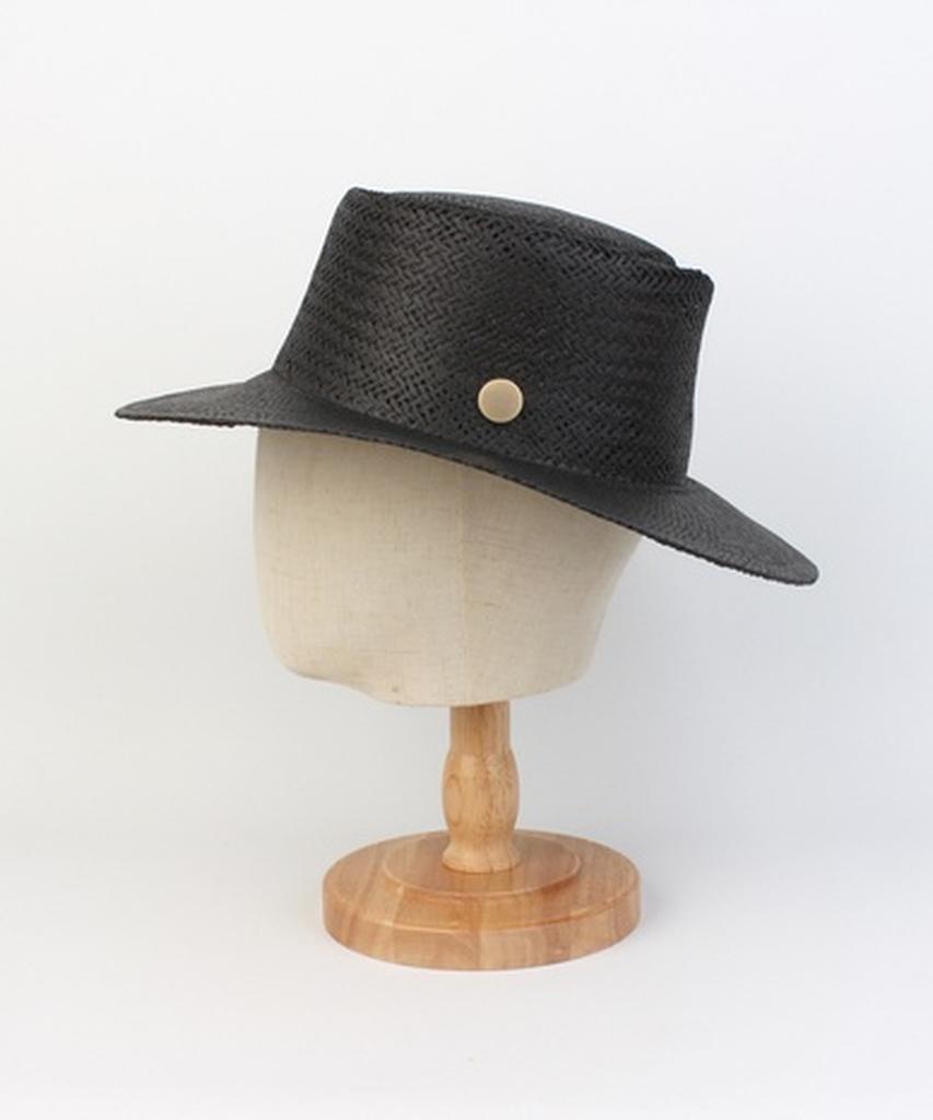 Yunibeosyeolkemiseuteuli Home Black Simple Panama Hat Panama Hat