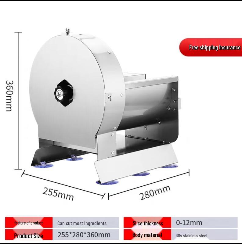 

Commercial Manual Stainless Steel Fruit and Vegetable Slicer