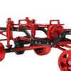 RC Car Chassis Frame Kit Aluminium Alloy Frame with Wheel Hubs for   SCX24 C10 1/24 RC Car