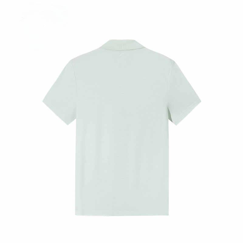 Anta Comfortable Breathable Solid Color Versatile Short Sleeve Polo Shirt Women tops Wusui-Green 162527146-2