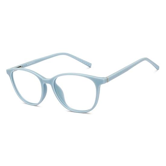LENSKART BLU | Computerbrille mit Null-Brillenunterbrechung | Blendfrei, leicht | Rechteckiger Vollrand | Für Männer & Frauen | Mittel | LB E16221